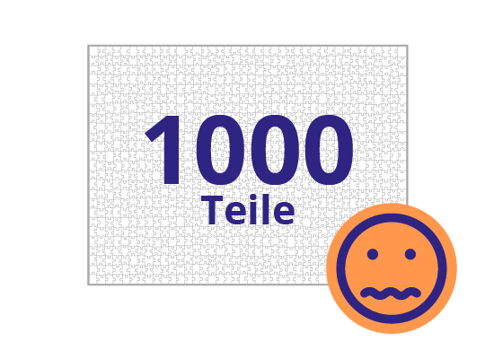 Persönliches Gutschein-Puzzle 1000 Teile
