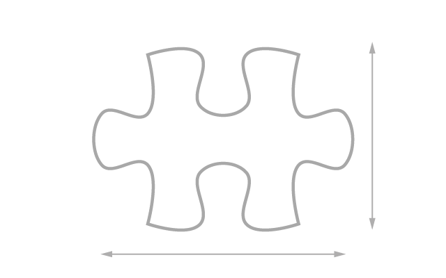 Größe der Puzzleteile