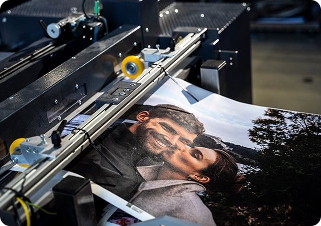 Hochmoderner Digitaldruck mit brillanter Farbwiedergabe