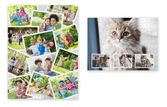 Die Fotopuzzle-Collage als Geschenk
