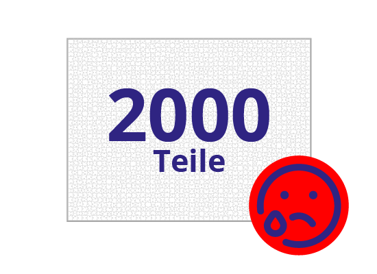 Persönliches Gutschein-Puzzle 2000 Teile