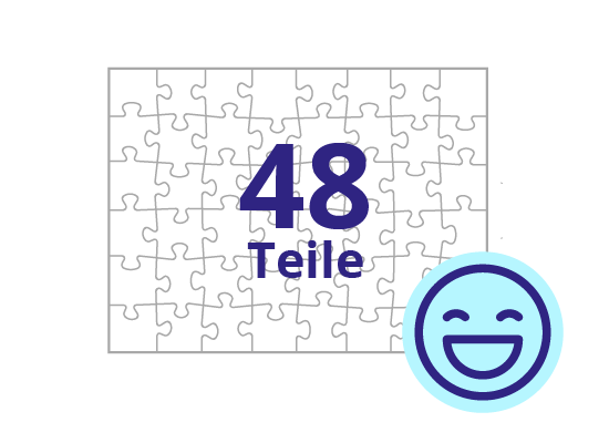 Persönliches Gutschein-Puzzle 48 Teile