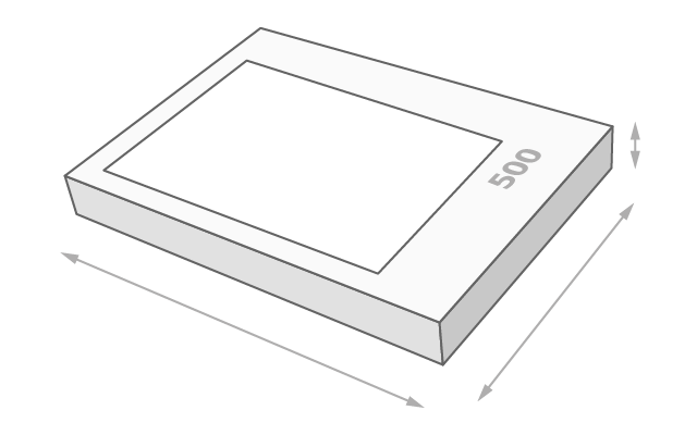 Schachtelgröße 500 Teile Puzzle