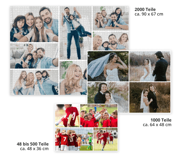 Kreative Gestaltungsideen für die Fotopuzzle-Collage