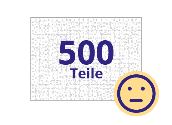 Persönliches Gutschein-Puzzle 500 Teile